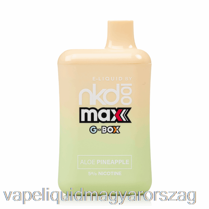 Gbox X Meztelen 100 5500 Eldobható Aloe Ananász Vape Toll